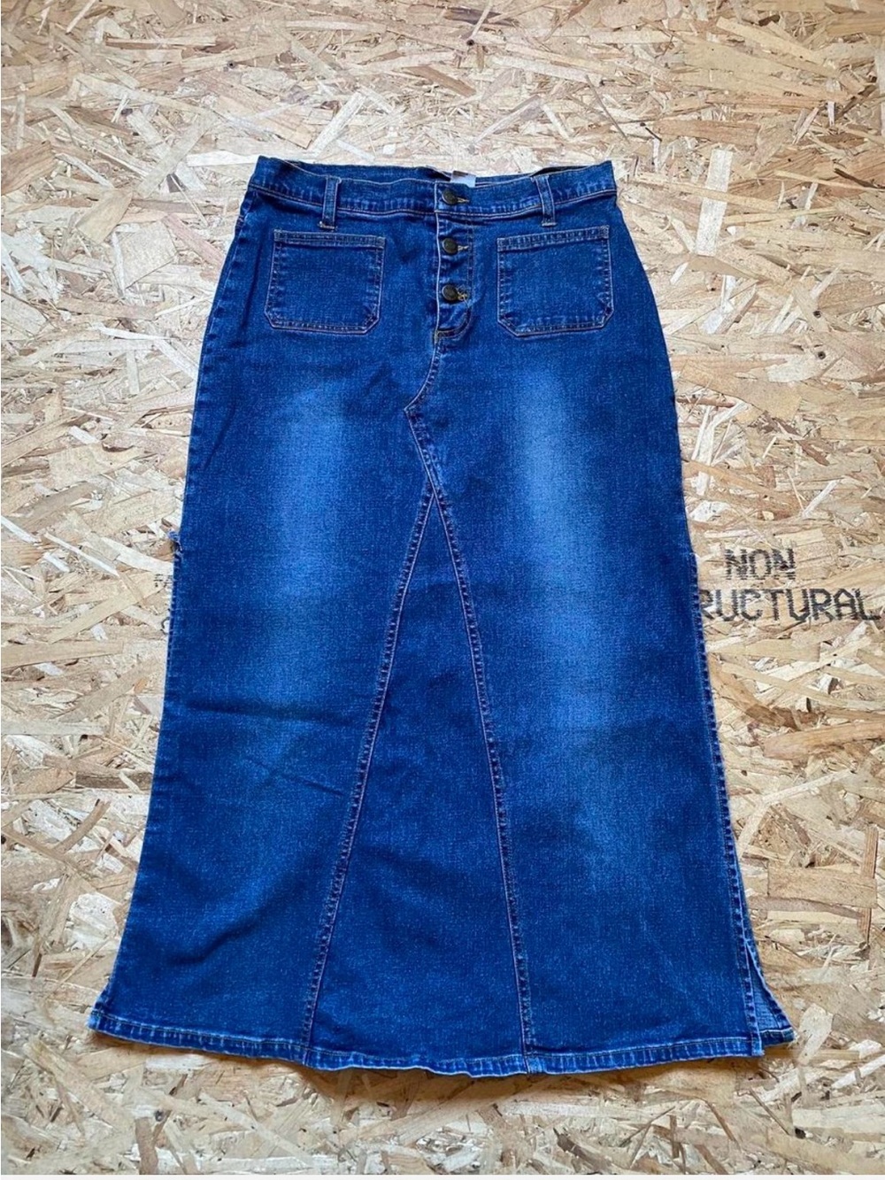 Jonathan G Dark Blue Denim Maxi Skirt - Women Jeans -09